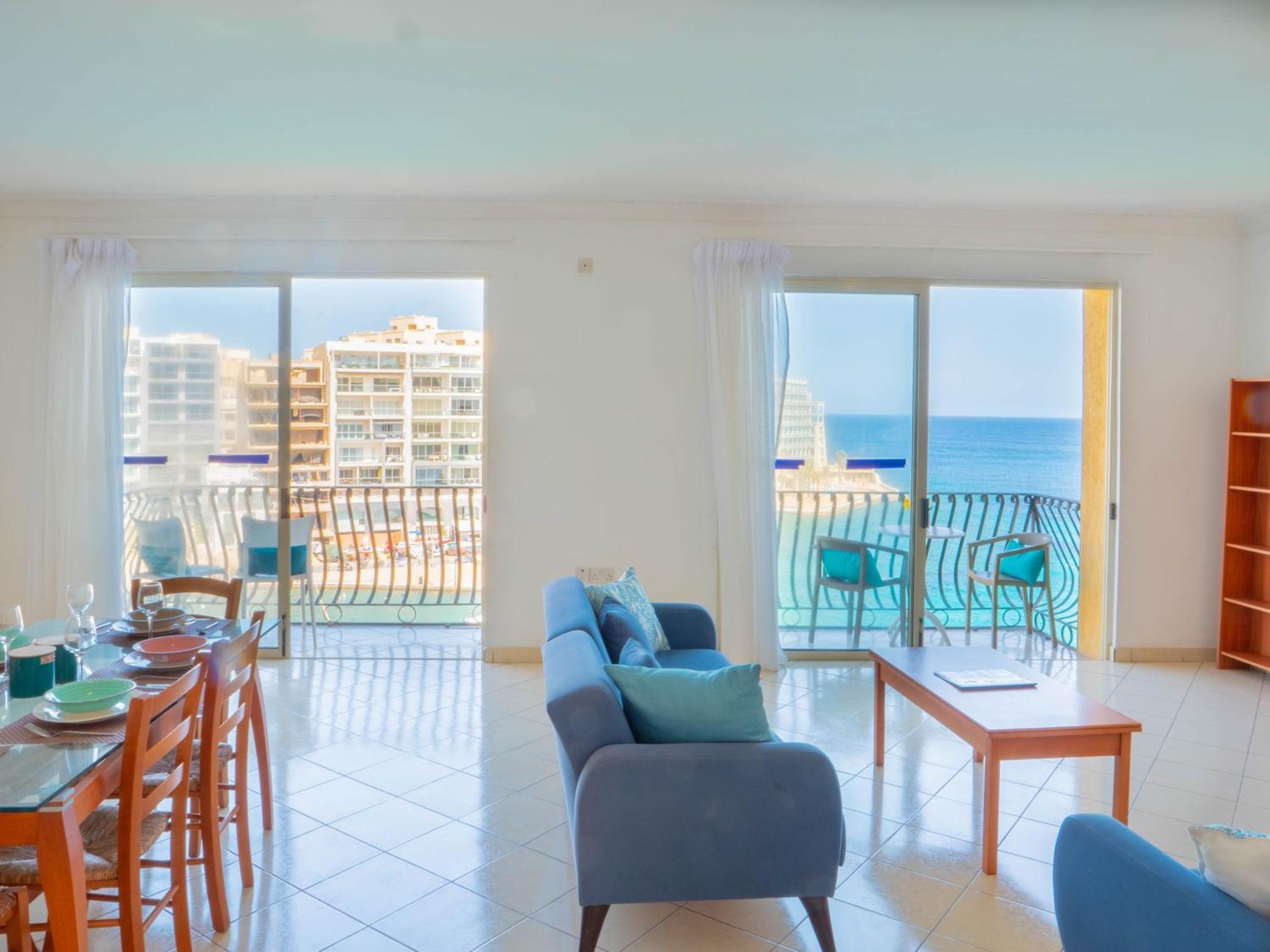Morina Court - Seaview Apartments And Penthouse In St Julians By Shortletsmalta Saint Julian's Ngoại thất bức ảnh