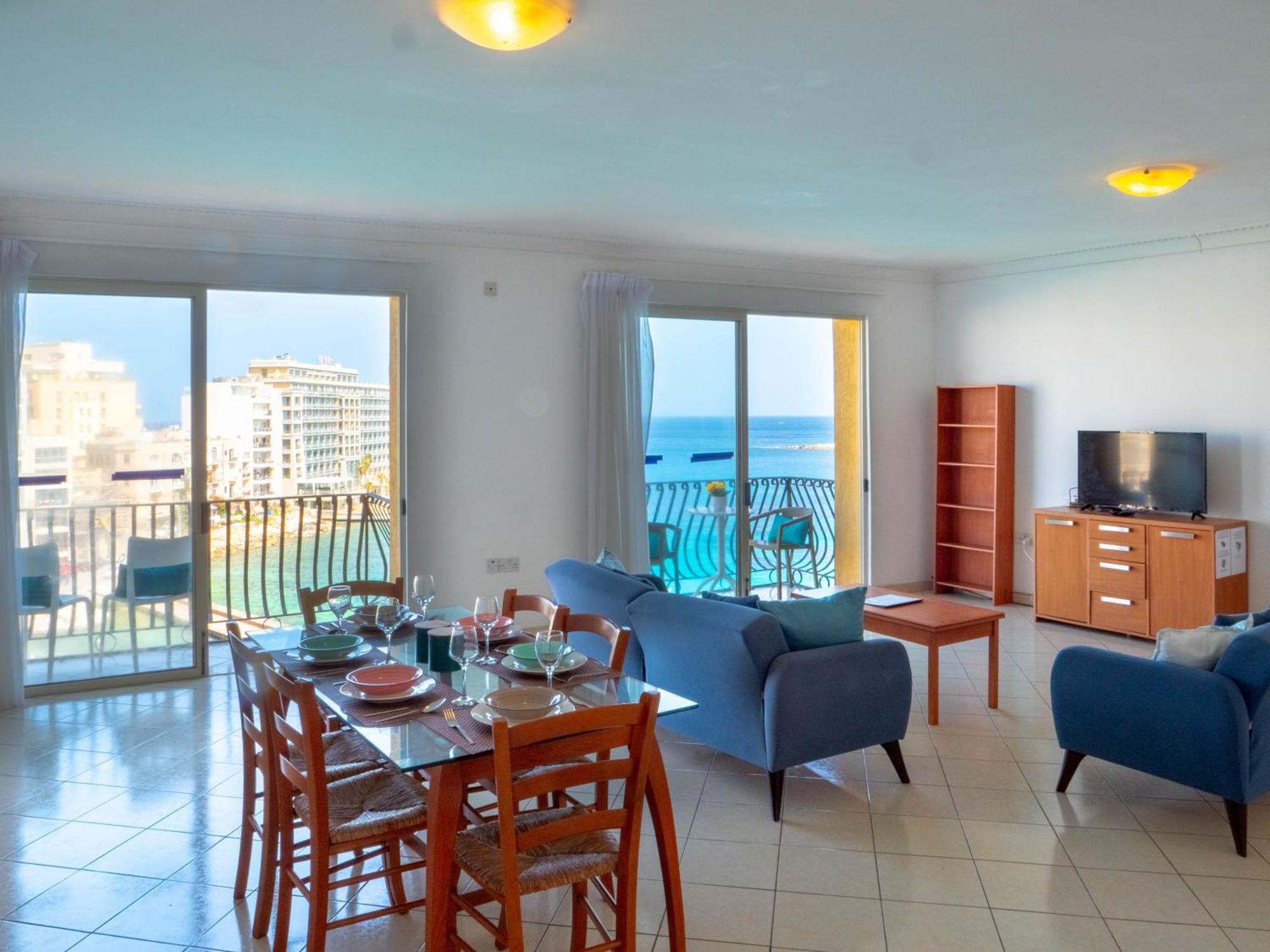 Morina Court - Seaview Apartments And Penthouse In St Julians By Shortletsmalta Saint Julian's Ngoại thất bức ảnh